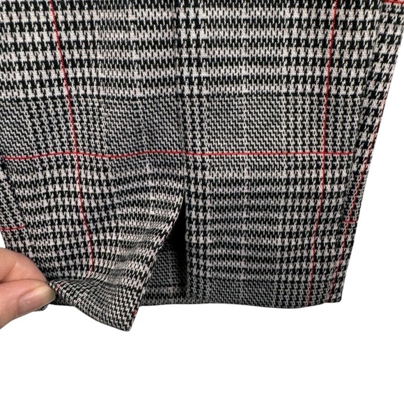 NYDJ Women’s Pull On Pants Size 12 Plaid Leggings Gray - Picture 5 of 7